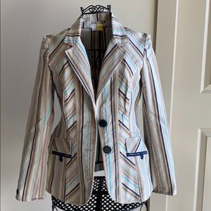 Absolutely AWESOME blazer in striped detailing